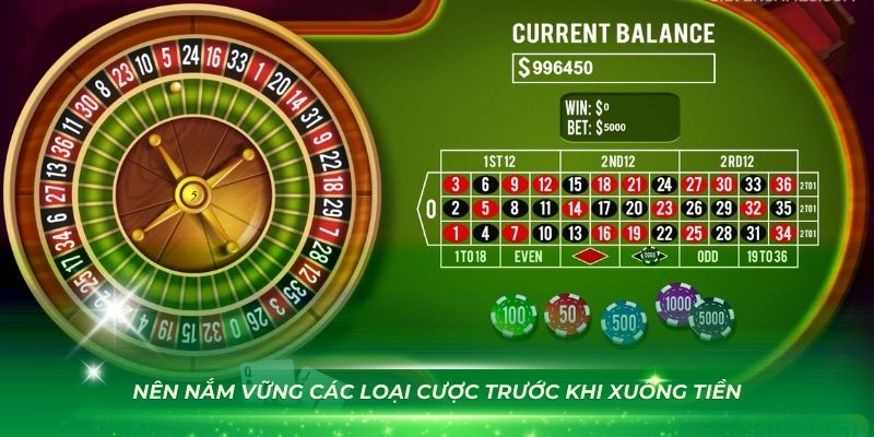 Mọi người nên nắm vững các loại cược trước khi xuống tiền