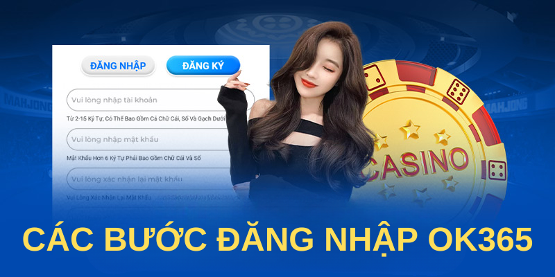 Các bước đăng nhập Ok365